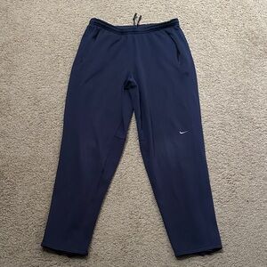 Nike Dri-FIT Mens Moisture Wicking Athletic Sweatpants Navy Blue Size S